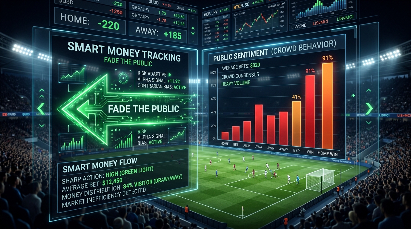 กลยุทธ์แทงสวนมหาชน Fade The Public Smart Money