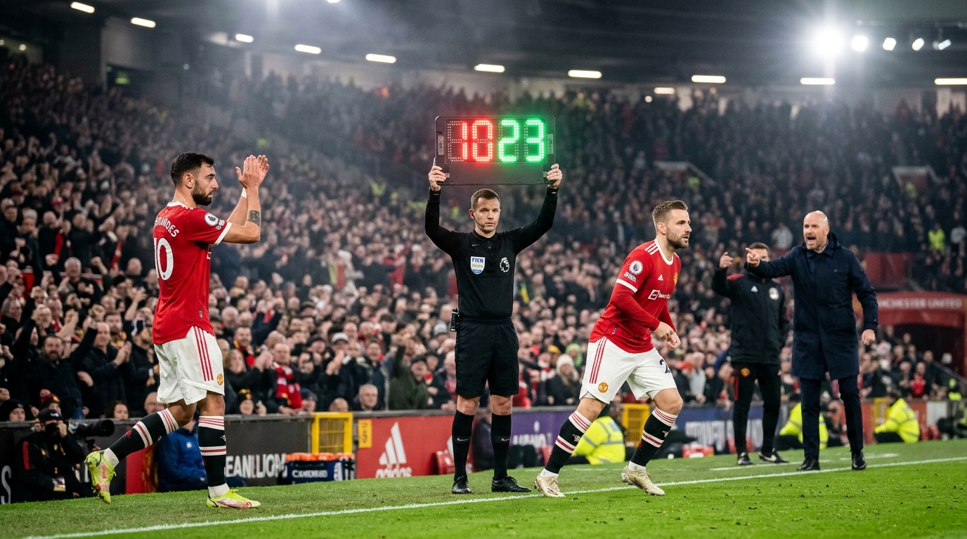 แทงบอลผู้เล่นโดนเปลี่ยนตัวคนแรกของเกม (First Player Substituted Betting) กติกาคิดเงินเปลี่ยนตัวคนแรก สถิติแก้เกมช่วงพักครึ่ง และปัจจัยนักเตะติดใบเหลืองคาหัว