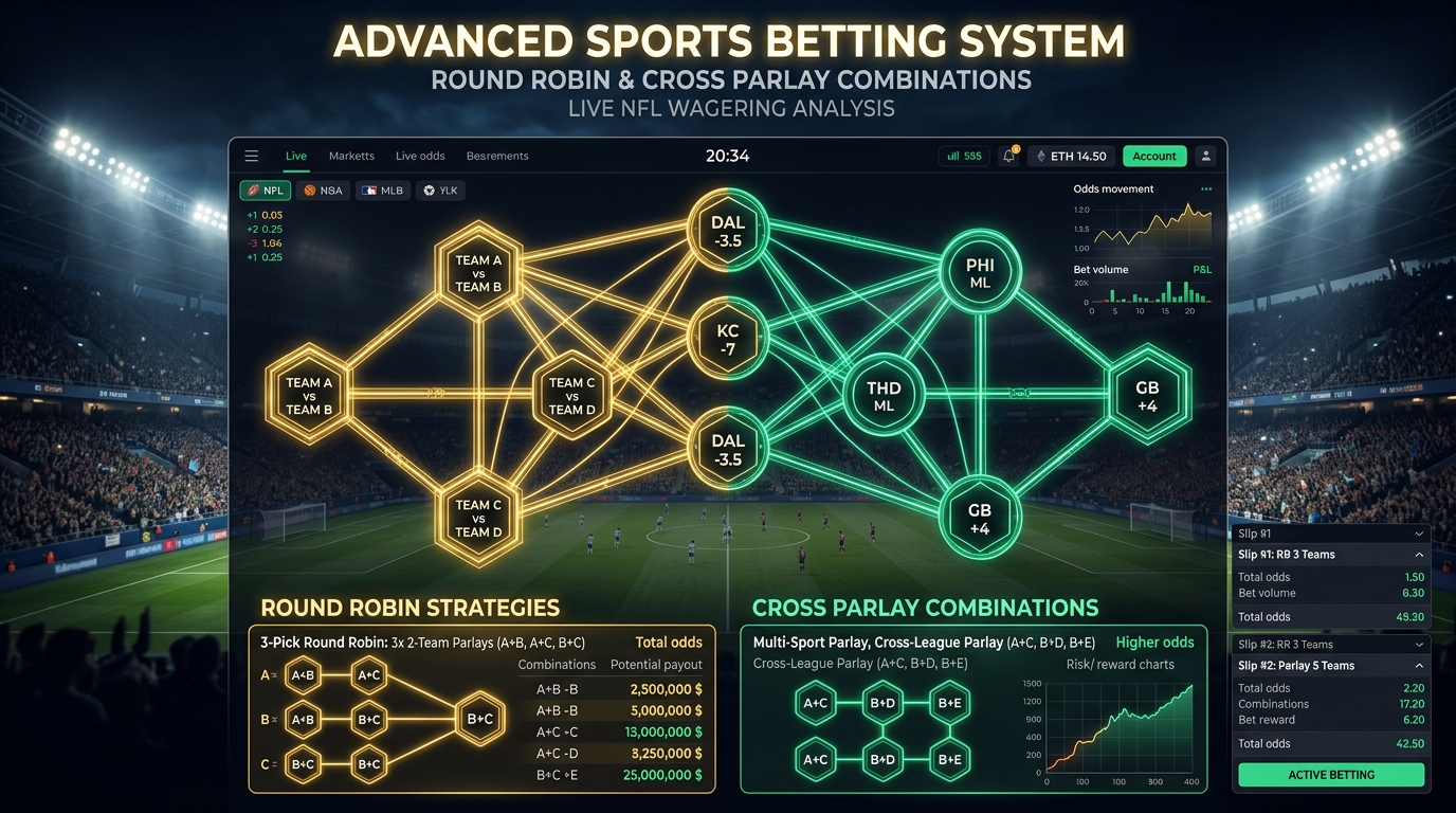 สเต็ปไขว้ Round Robin Cross Parlay